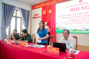 HỘI CỰU CHIẾN BINH PHƯỜNG AN LỘC SƠ KẾT CÔNG TÁC HỘI 6 THÁNG ĐẦU NĂM, PHÁT ĐỘNG HƯỞNG ỨNG ĐỢT THI ĐUA ĐẶC BIỆT 500 NGÀY ĐÊM "ĐOÀN KẾT - KỶ CƯƠNG - HIỆU QUẢ - BỨT PHÁ, XÂY DỰNG ĐỒNG NAI PHÁT TRIỂN VĂN MINH, HIỆN ĐẠI"