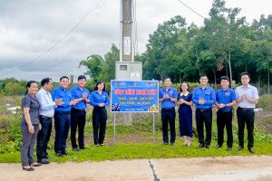 KHÁNH THÀNH TUYẾN ĐƯỜNG "SÁNG - XANH - SẠCH ĐẸP - VĂN MINH - AN TOÀN" TẠI KHU PHỐ THANH BÌNH